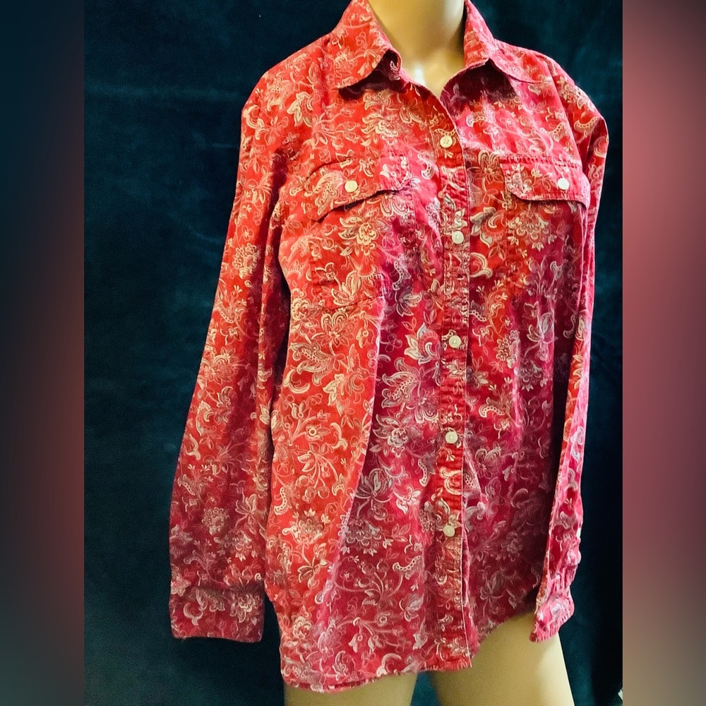 Chaps Button Down Ladies Top